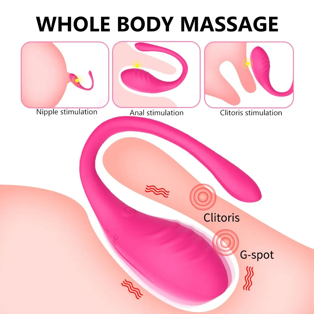Wireless App Remote Control Vibrator Bluetooth Clit Stimulate G Spot Dildo Wear Vibrating Egg Panties Sex Toys for Women Adults