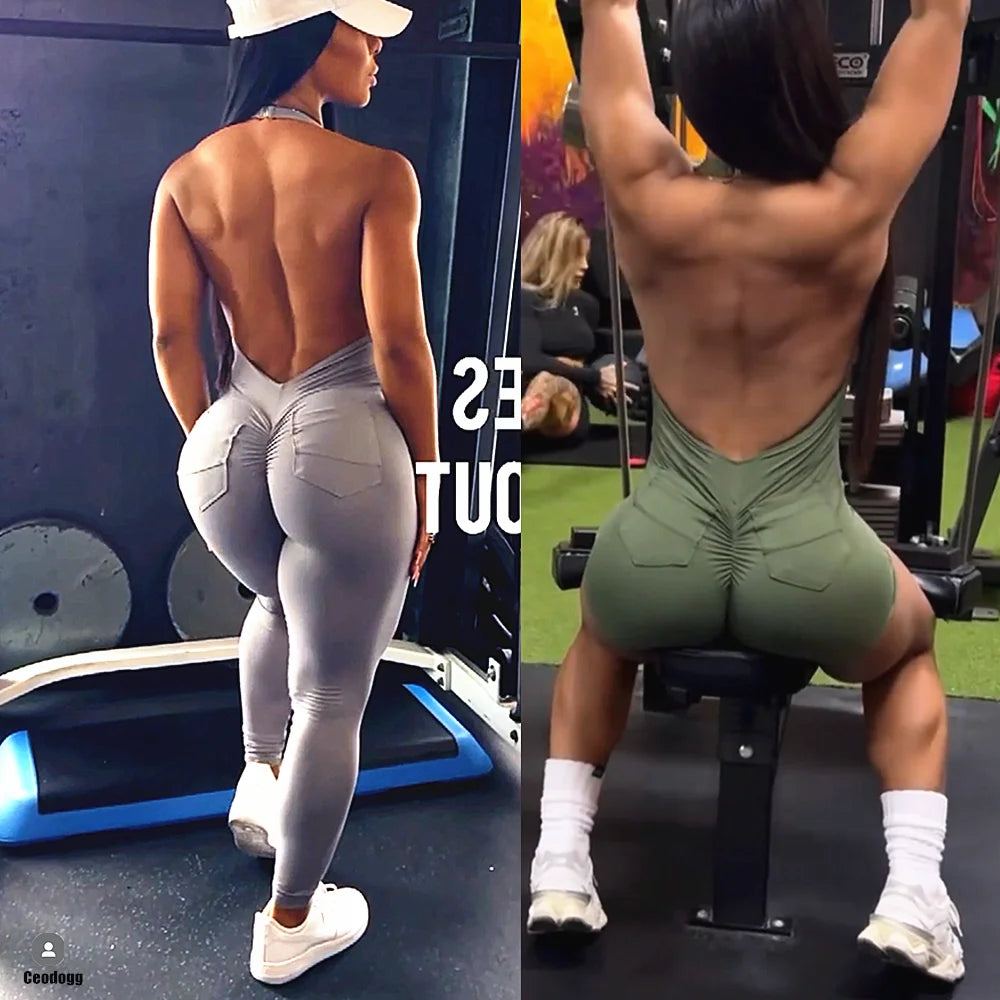 ScrunchFit Yoga Romper