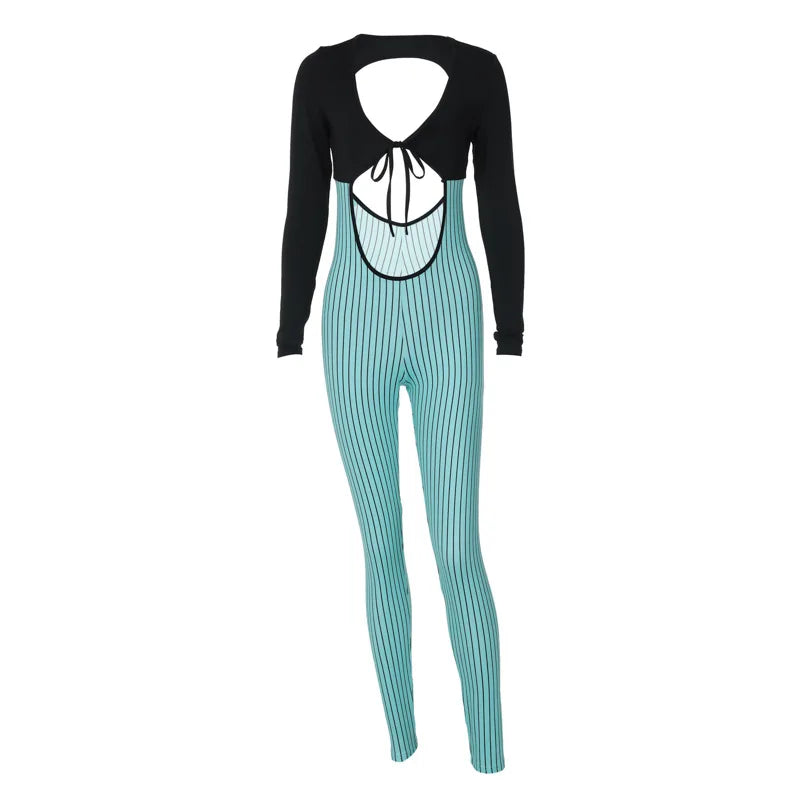 HollowFit Bodycon Jumpsuit