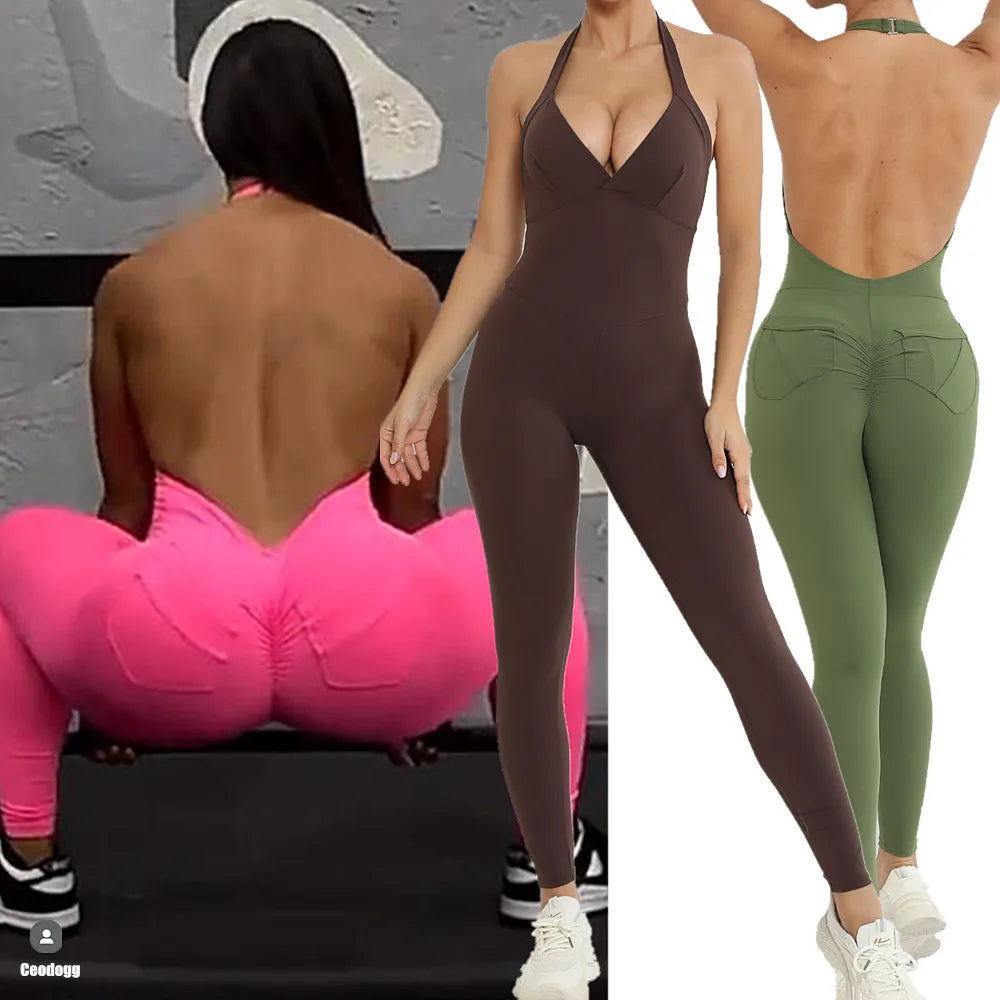 ScrunchFit Yoga Romper