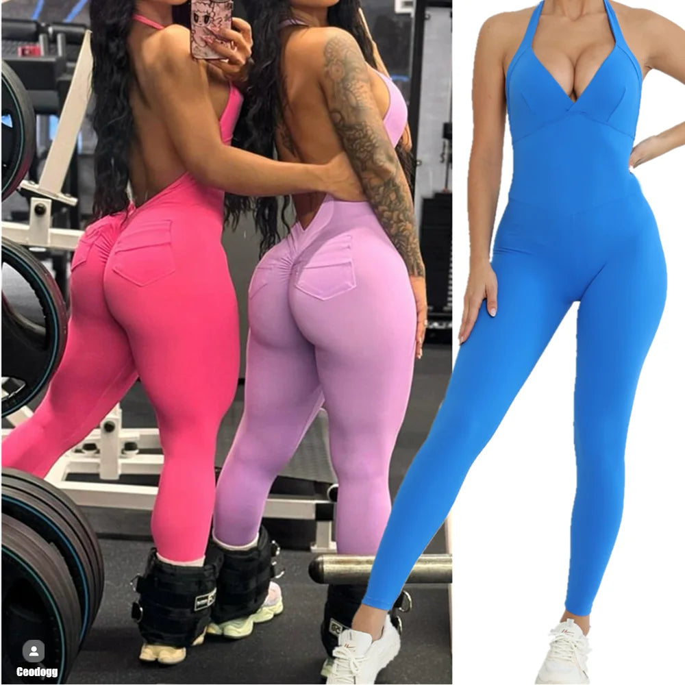 ScrunchFit Yoga Romper