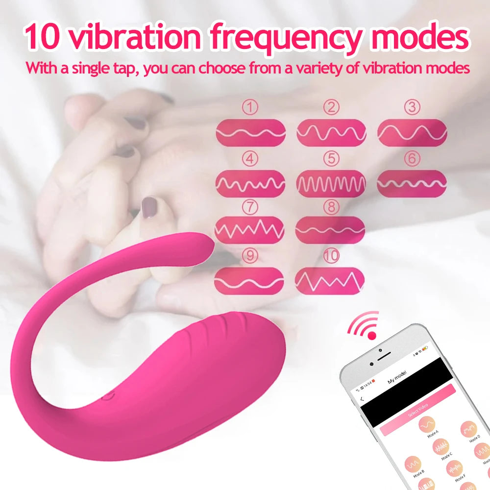 APP Controle Bluetooth Wearable Vibrator