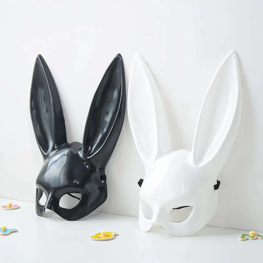 Black White Rabbit Mask Halloween Party