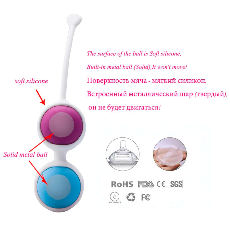 Bola vaginal de silicone