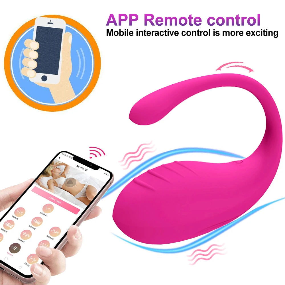 APP Controle Bluetooth Wearable Vibrator