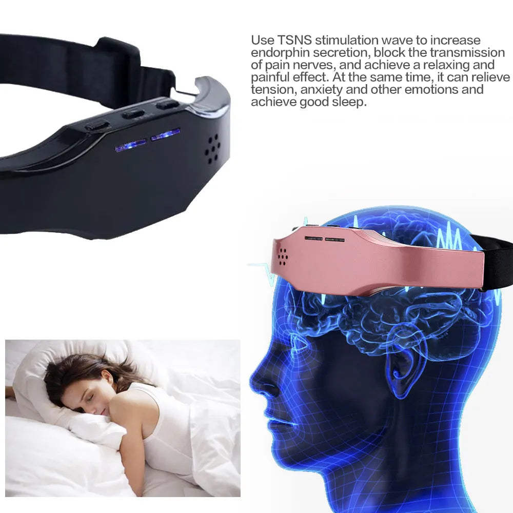 Electric Ems Head Massager Brain Relaxation