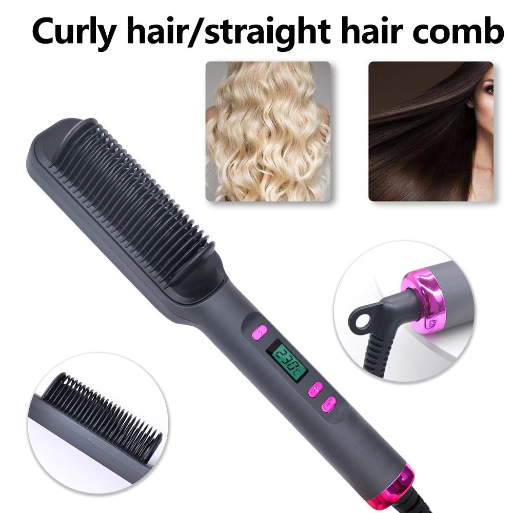 Magic Hair Straightener Brush