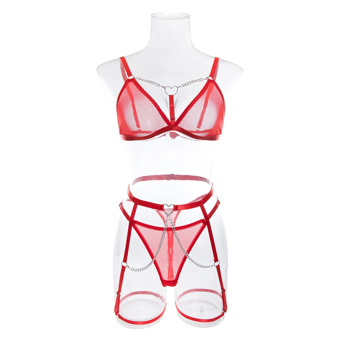 Heart Chain Lingerie Set